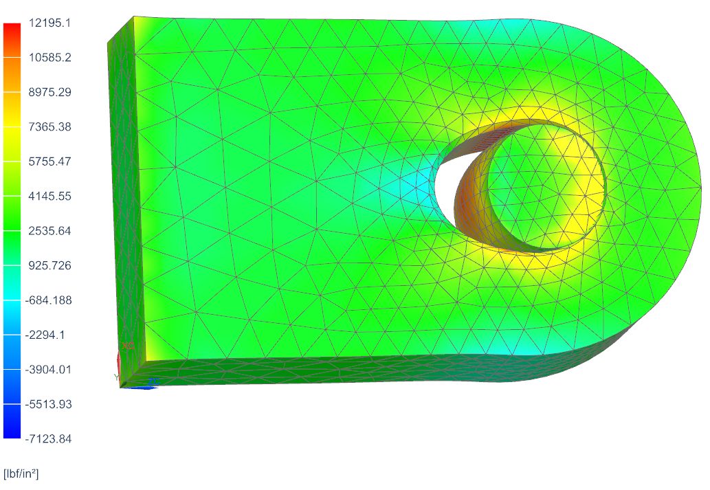 Simcenter 3D: Analysis of a Pinned Lug